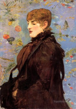  Manet Lienzo - Estudio de otoño de Mery Laurent Realismo Impresionismo Edouard Manet